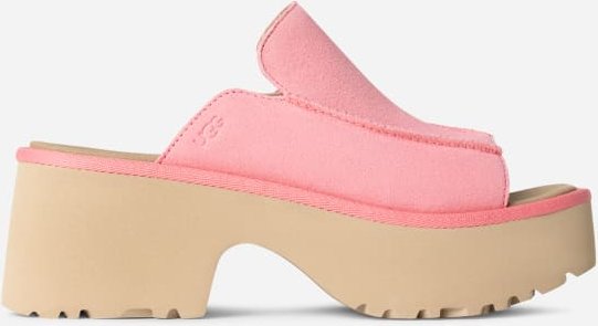 UGG® New Heights Slide für Damen in Tropical Pink, Größe 38, Veloursleder