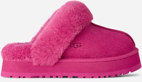 Thumbnail - UGG® Disquette Hausschuh für Damen | UGG® EU in Dark Peony, Größe 37, Veloursleder