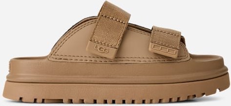 UGG® GoldenGlow Slide für Kinder in Dark Sand, Größe 27.5, Synthetik