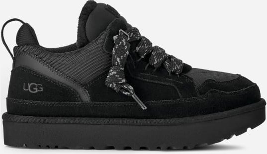 Thumbnail - UGG® Lowmel Sneaker für Herren in Black, Größe 44, Veloursleder/Textil/Recycled Materials