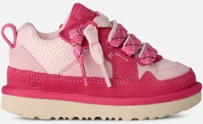 Thumbnail - UGG® Lo Lowmel Trainer für Kinder in Pink Bloom/Multi, Größe 25, Veloursleder/Textil