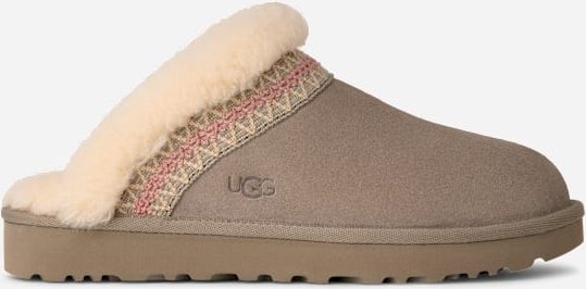 UGG® Slippette Taslyn Slipper für Damen in Cobble Grey, Größe 36, Wildleder