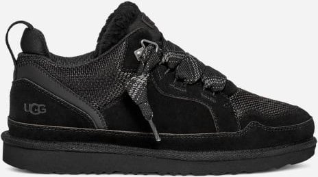 Thumbnail - UGG® Lowmel Sneaker für Kinder | UGG® EU in Black, Größe 35, Canvas/Veloursleder/Recycled Materials