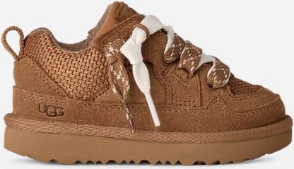 UGG® Lo Lowmel Trainer für Kinder in Brown, Größe 27.5, Wildleder/Textil