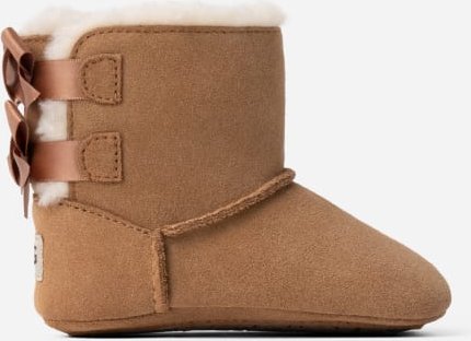 Thumbnail - UGG® Bailey Bow Stiefelchen für Kinder in Brown, Größe 16, Veloursleder