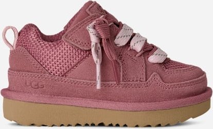 UGG® Lo Lowmel Trainer für Kinder in Horizon Pink, Größe 27.5, Wildleder/Textil