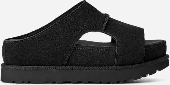 UGG® Goldenstar Hi Cutout Slide für Damen in Black, Größe 40