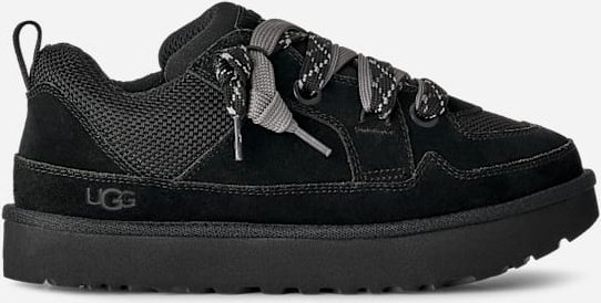 UGG® Lo Lowmel für Herren in Black, Größe 40, Wildleder/Recycelte Materialien/Textil