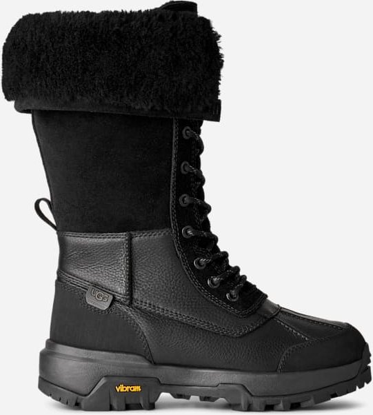 UGG® Adirondack Boot Tall XXV für Damen in Black, Größe 37, Leder