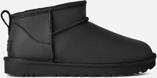 Thumbnail - UGG® Classic Ultra Mini Boot aus Leder für Damen in Black, Größe 41