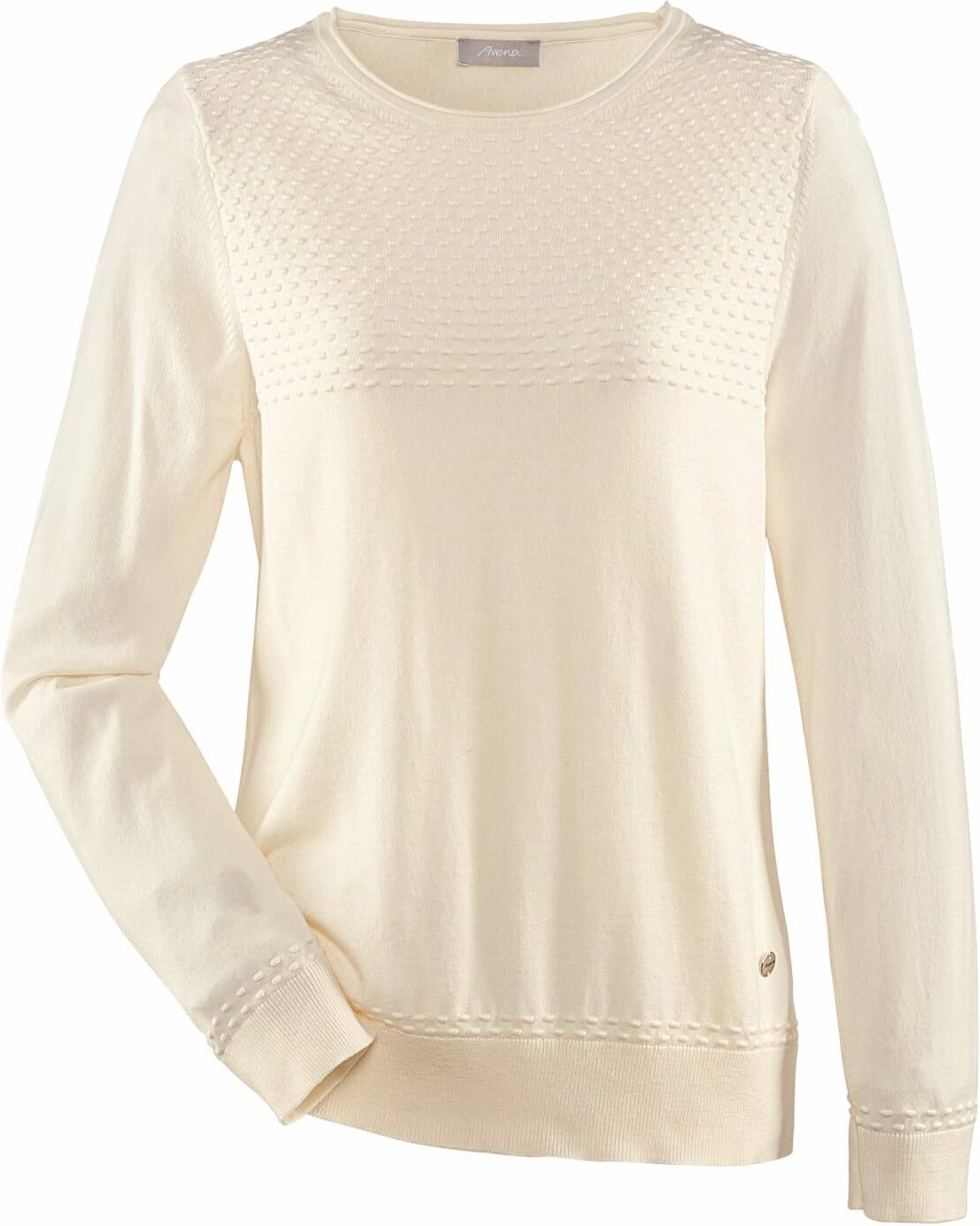 Struktur-Pullover Viskose-Mix