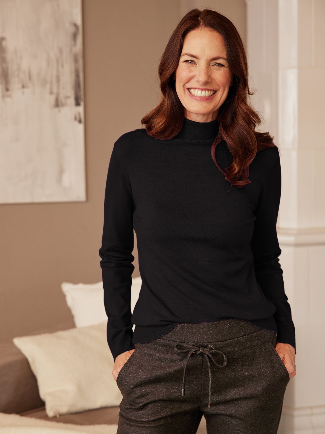 Rollkragen-Pullover Supersoft