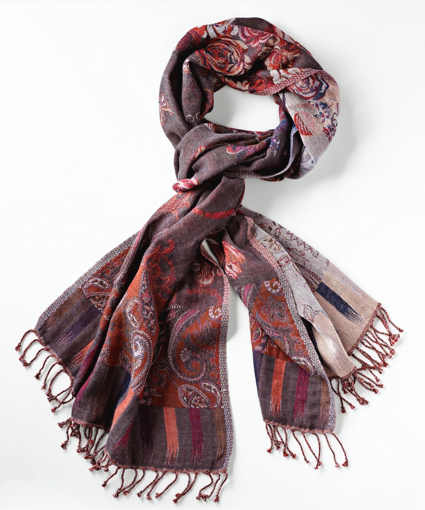 Jacquard-Schal Floral