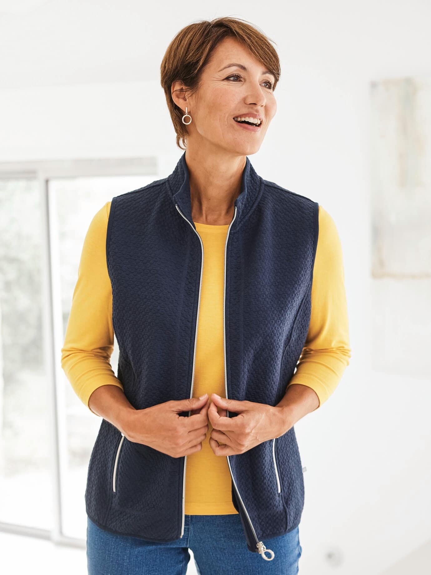 Viskose-Shirt 3/4 Arm