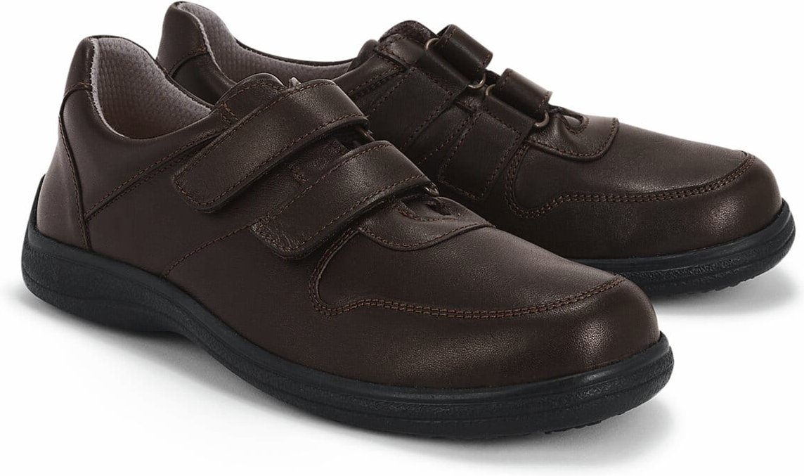 Hallux Leder Doppelklettschuh