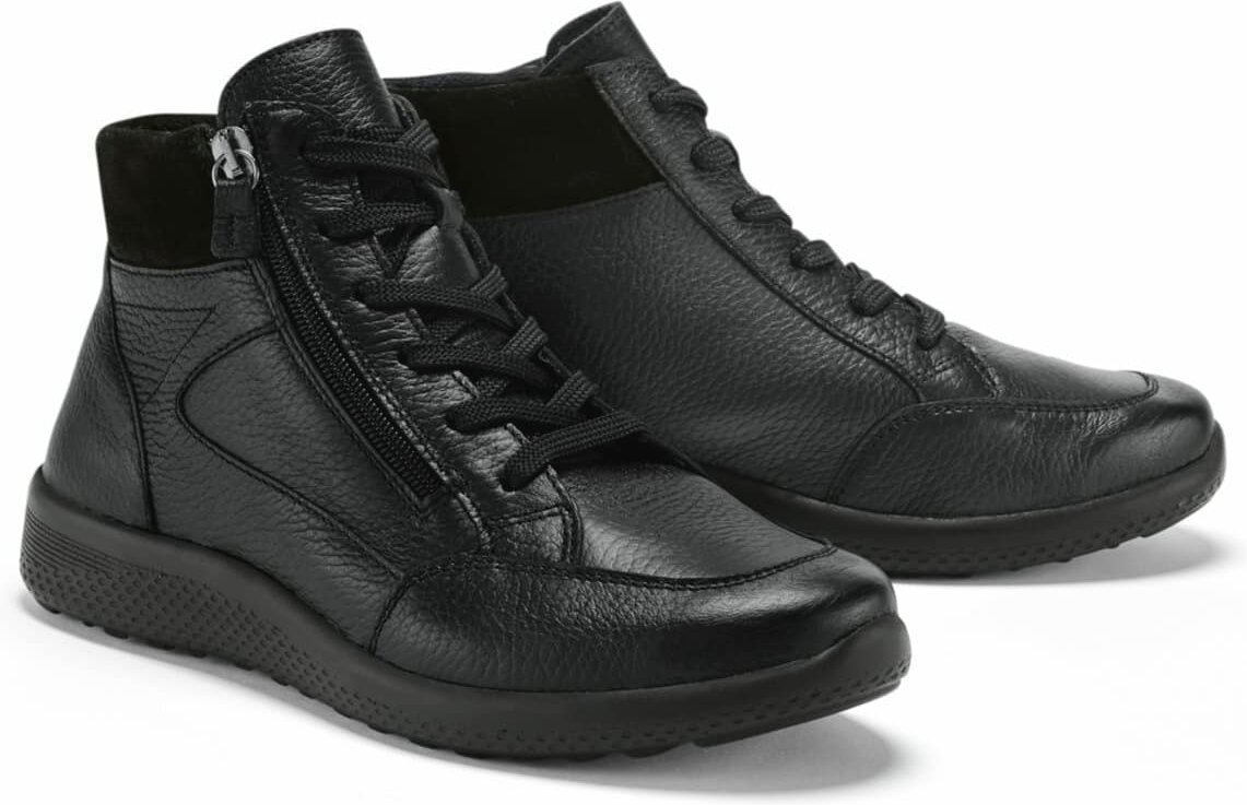 Hirschleder-Stiefelette Bequemweite