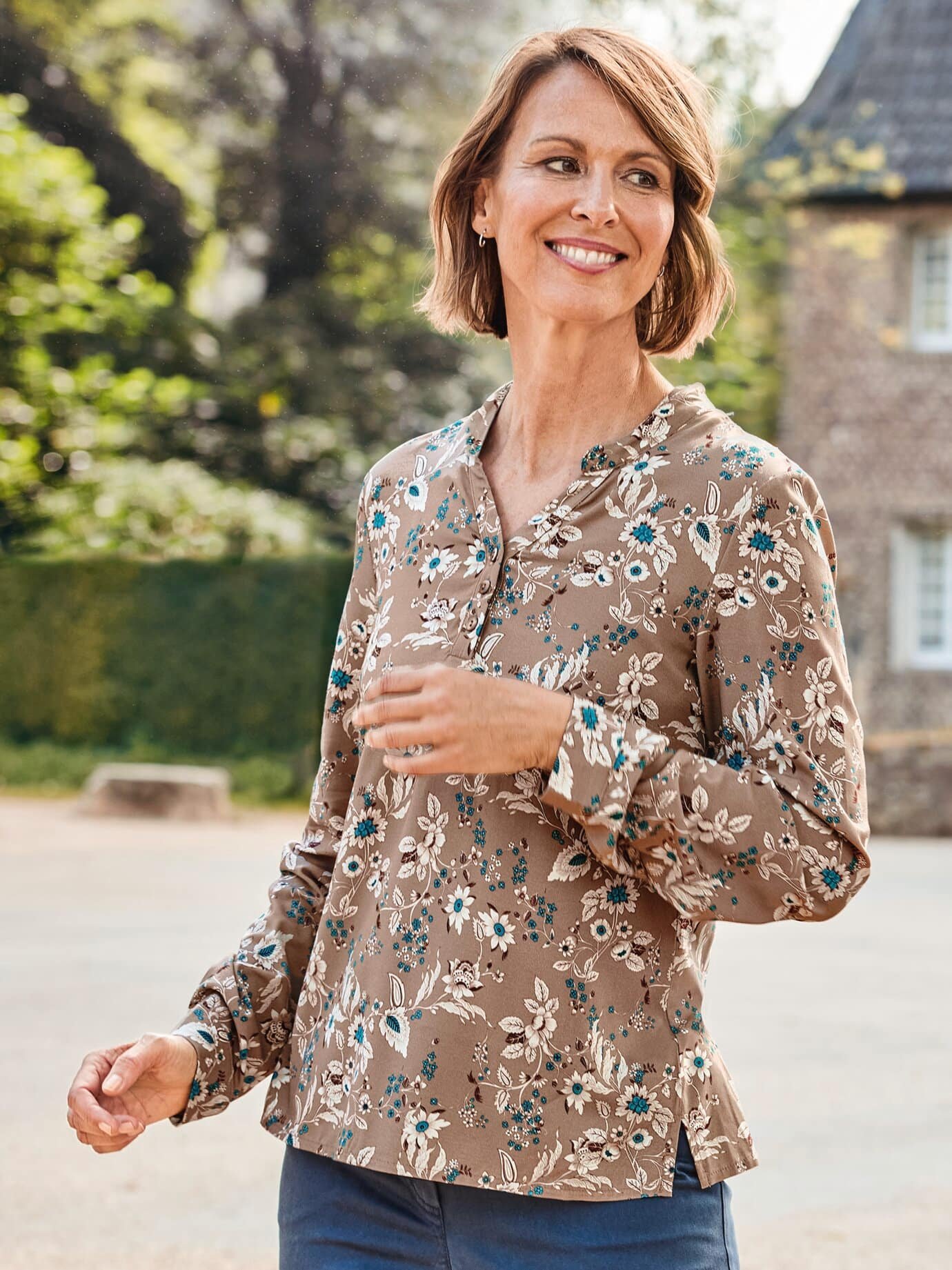 Schlupfbluse Federleicht