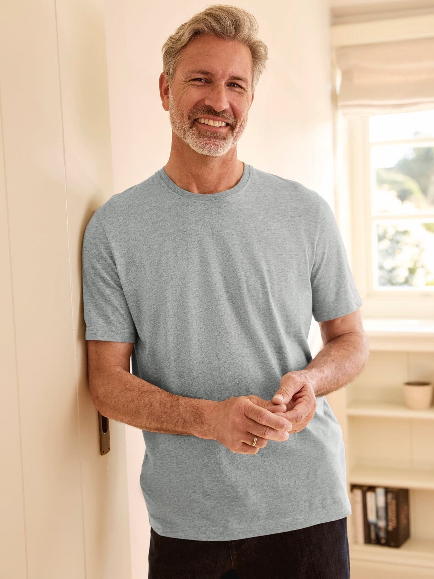 Halbarm-Shirt Baumwolle