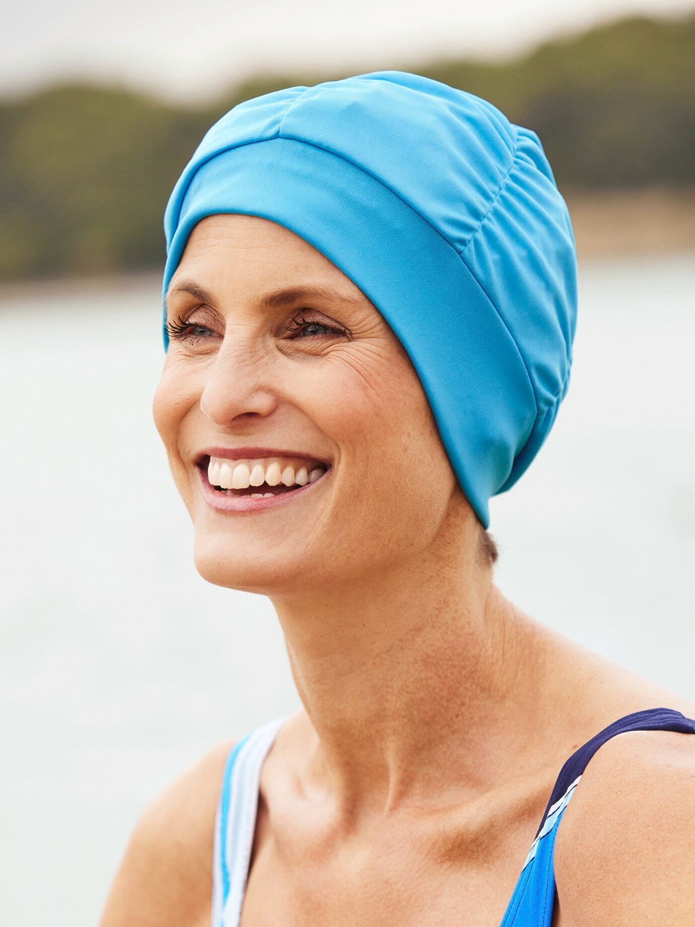 Fashy-Textil-Badehaube gefüttert