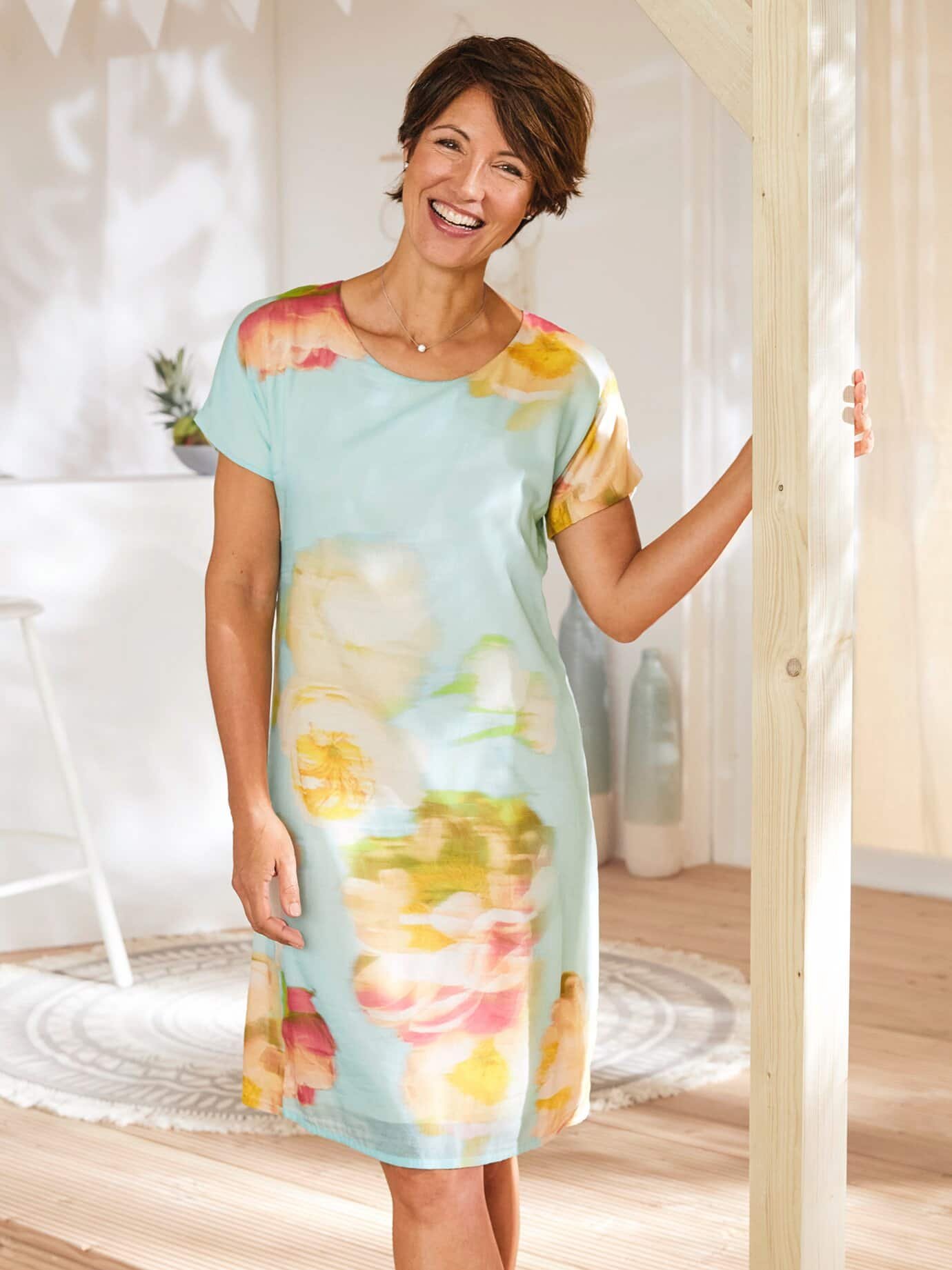 Kleid Blumenaquarell