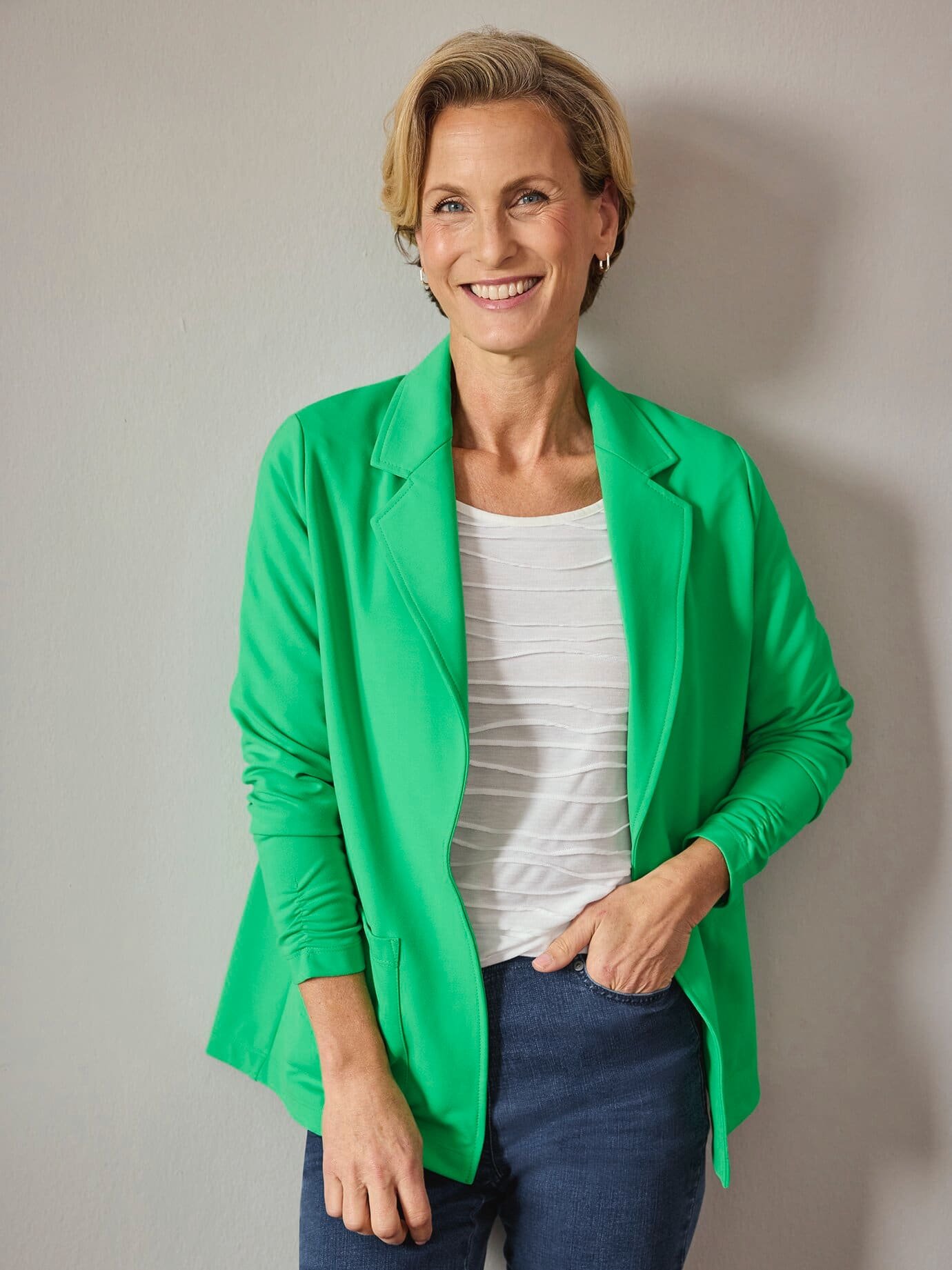 Rabe offene Jerseyjacke