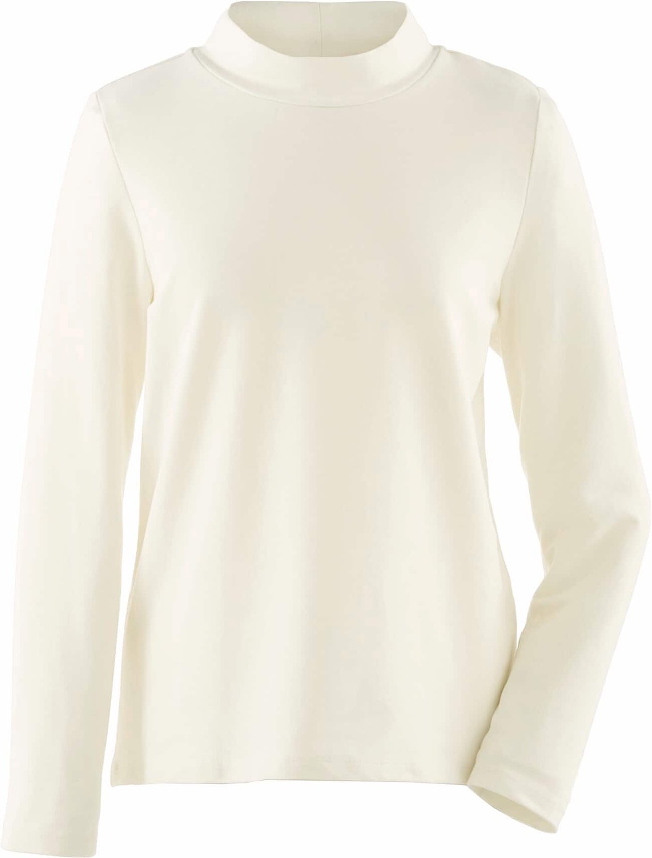 Stehkragen-Shirt Pfirsichweich