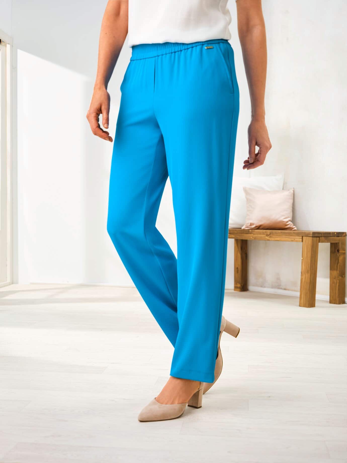 Kofferhose Edel-Krepp