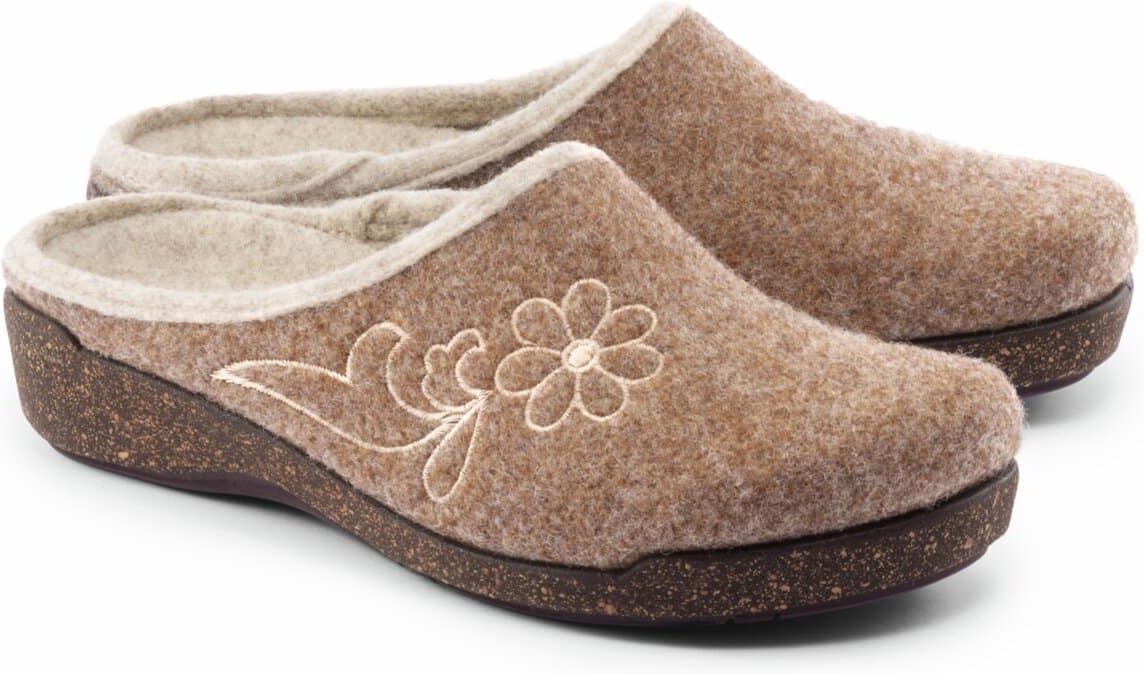 Federleicht-Filz-Pantolette