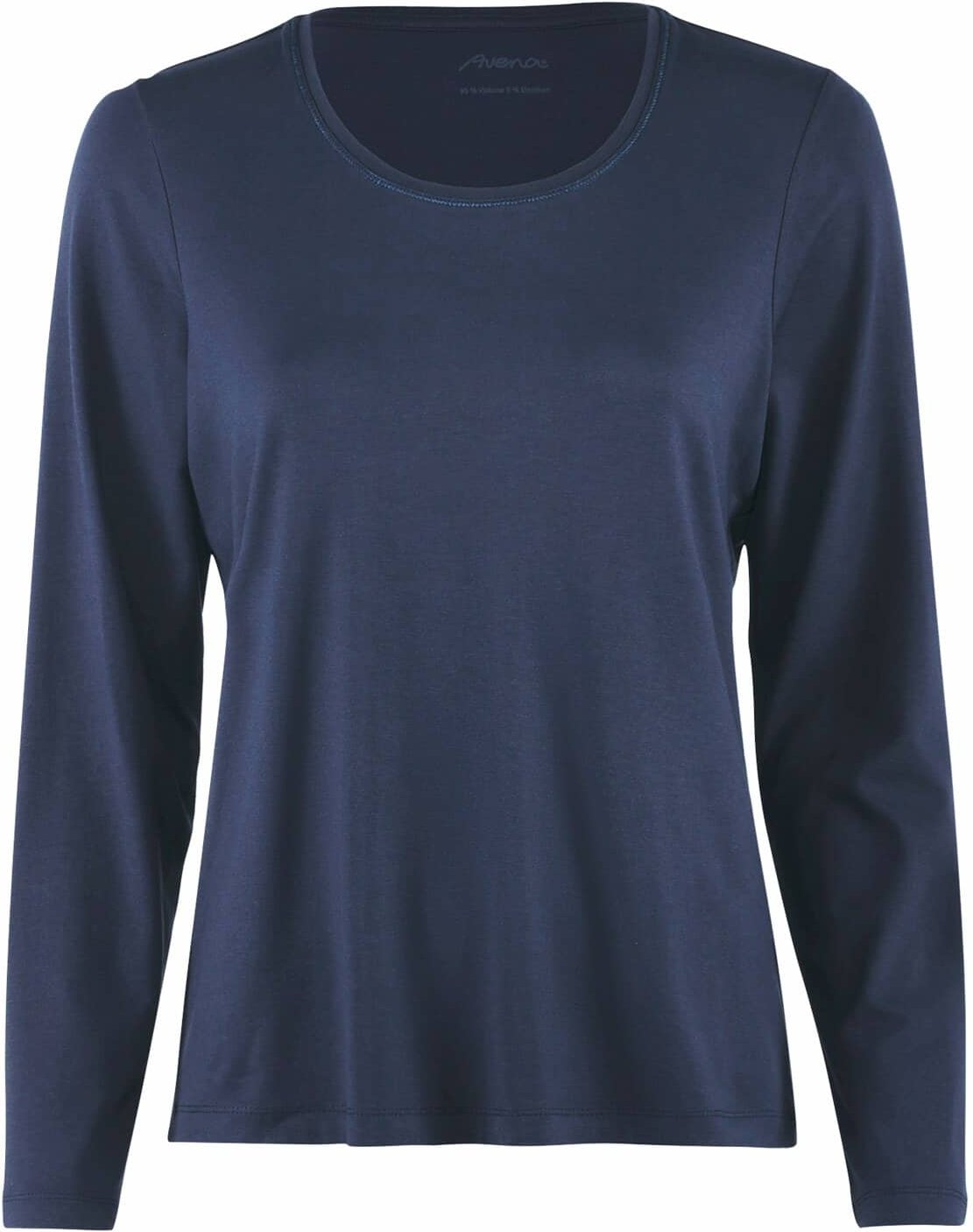 Viskose-Shirt Langarm