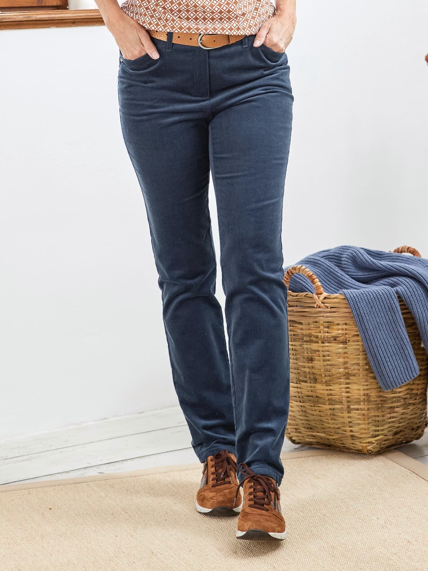 Baumwoll-Cordhose Thermo