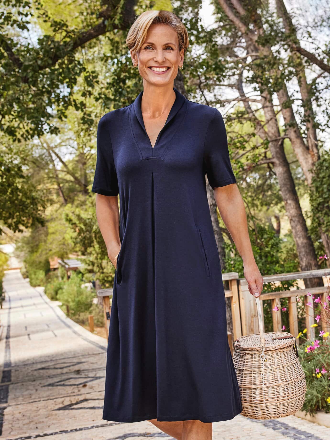 Jerseykleid Silhouette