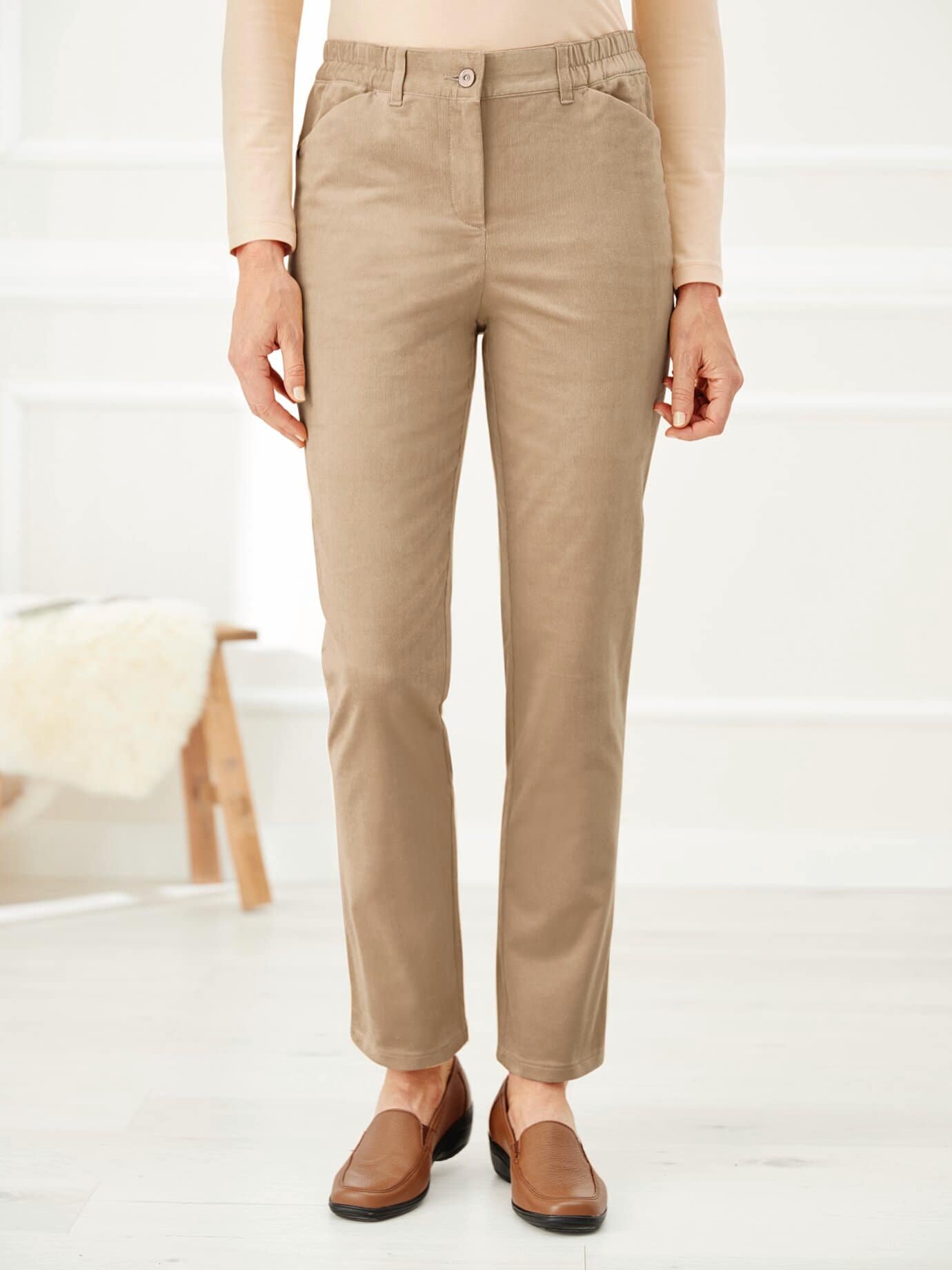 Baumwoll-Cordhose Thermo