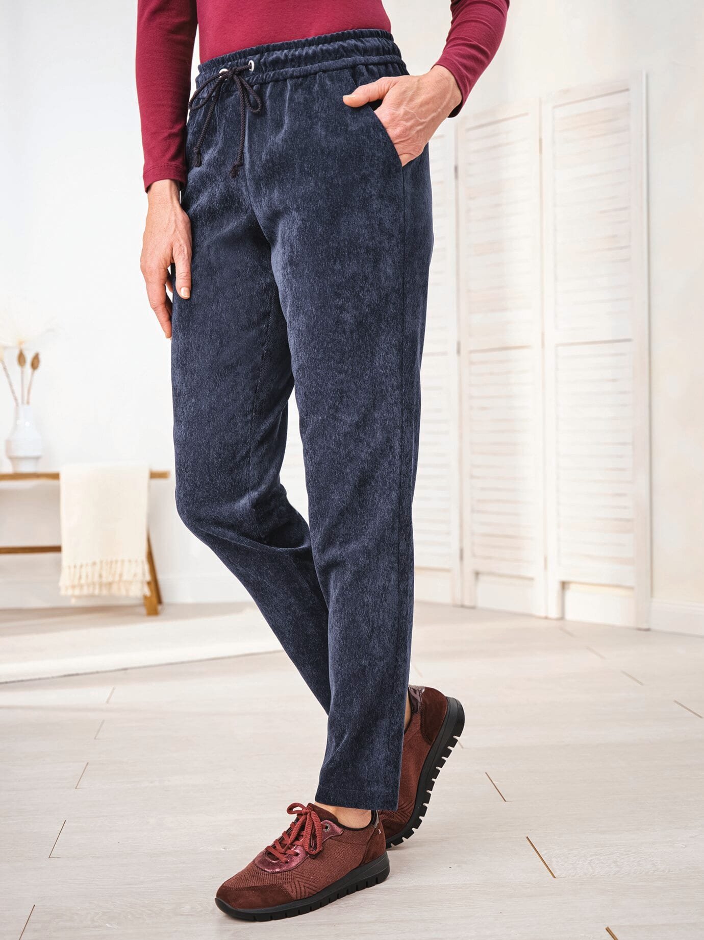 Schlupfbundhose Feincord