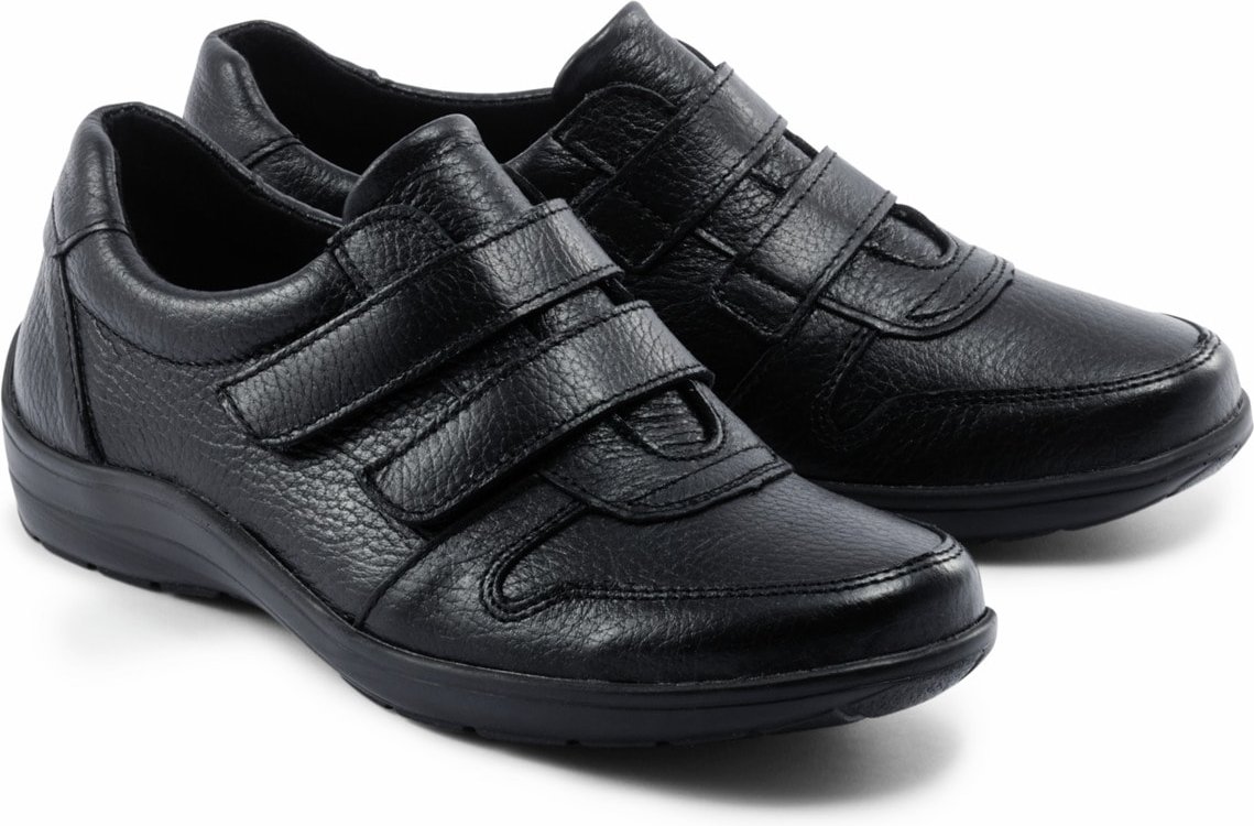 Thumbnail - Hirschleder-Klettslipper