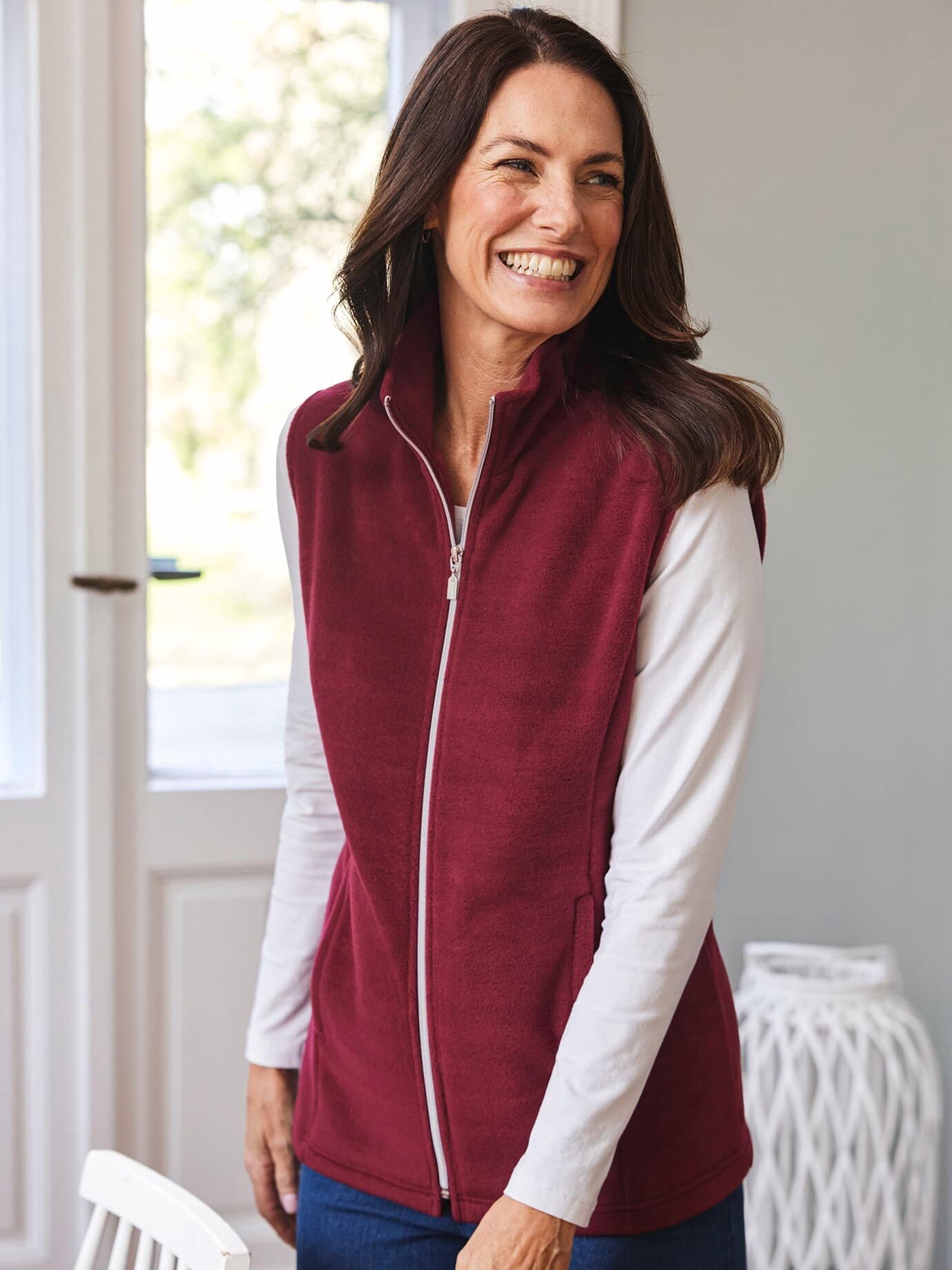 Fleeceweste kuschelwarm