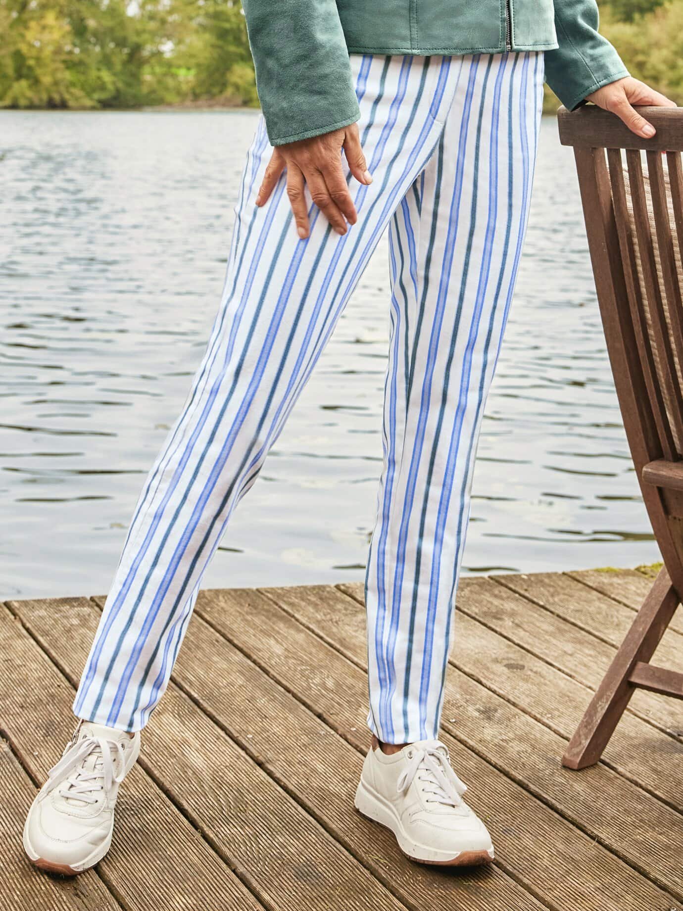 Streifenhose Figurschmeichler