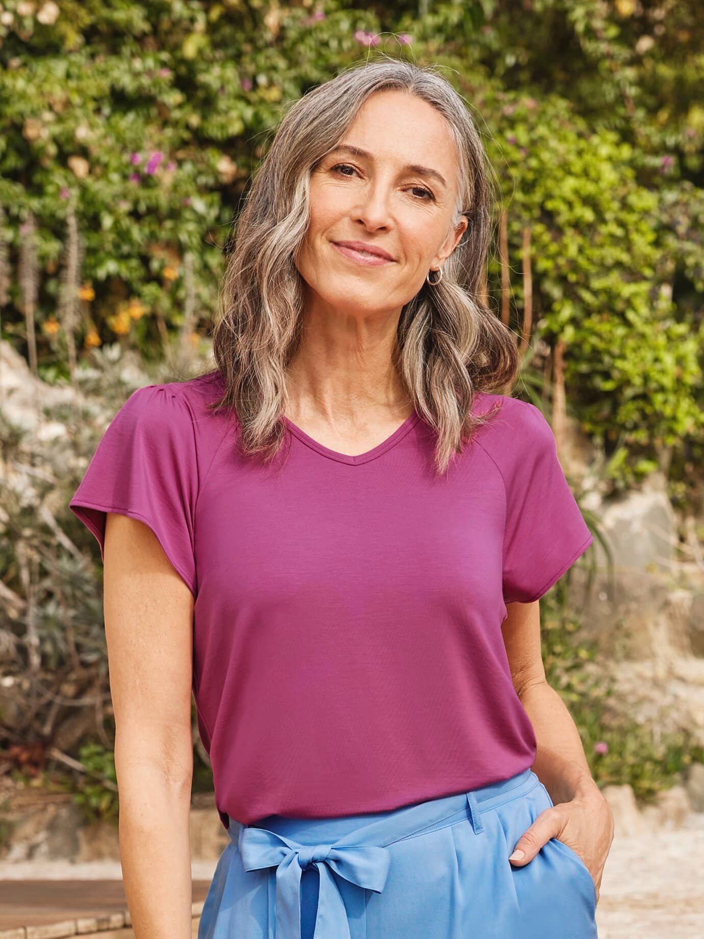 Lyocell-Shirt Seidenweich