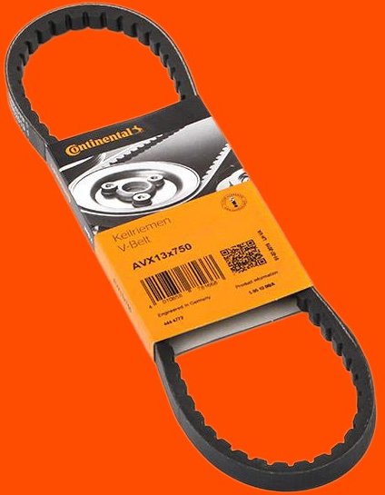 CONTITECH Keilriemen Länge: 750mm AVX13X750 MERCEDES-BENZ,FIAT,HYUNDAI,190 (W201),Stufenheck (W123),S-Klasse Limousine ...