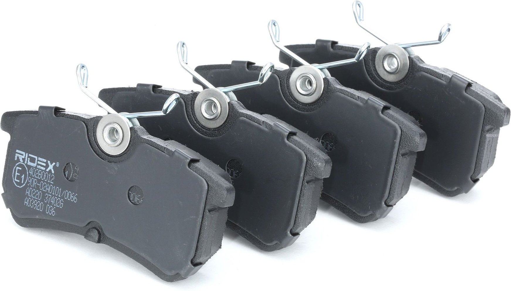 RIDEX Bremsbelagsatz Vorderachse 402B0012 Bremsbeläge,Bremsklötze FORD,Fiesta Mk6 Schrägheck (JA8, JR8),Fiesta Mk5 Schrä...