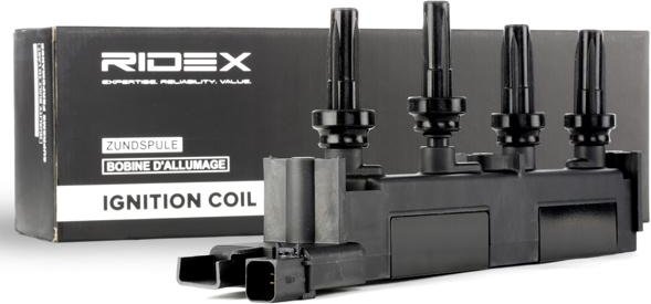 RIDEX Zündspule 689C0037 Einzelzündspule FIAT,PEUGEOT,CITROËN,Ulysse (179_),Scudo Kastenwagen (220_),Scudo Kombi (220_),...