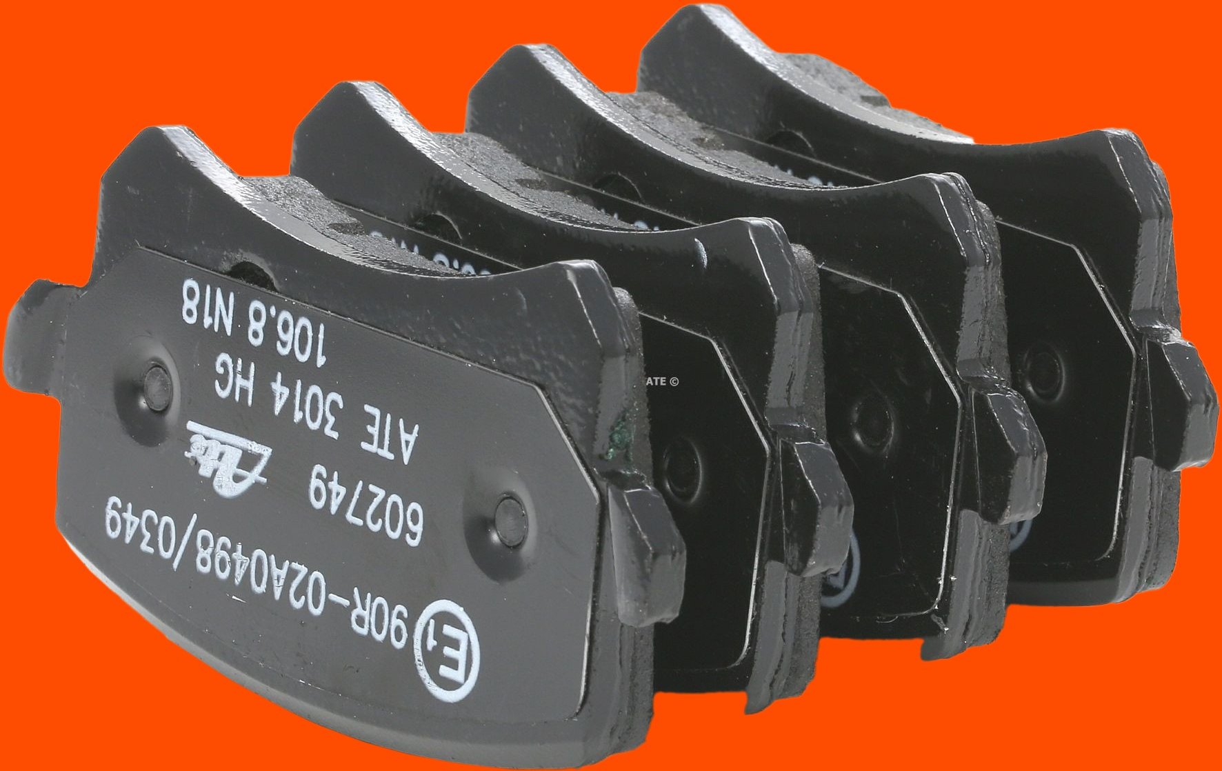 ATE Bremsbelagsatz exkl. Verschleißwarnkontakt 13.0460-2749.2 Bremsbeläge,Bremsklötze VW,AUDI,SKODA,Golf V Schrägheck (1...