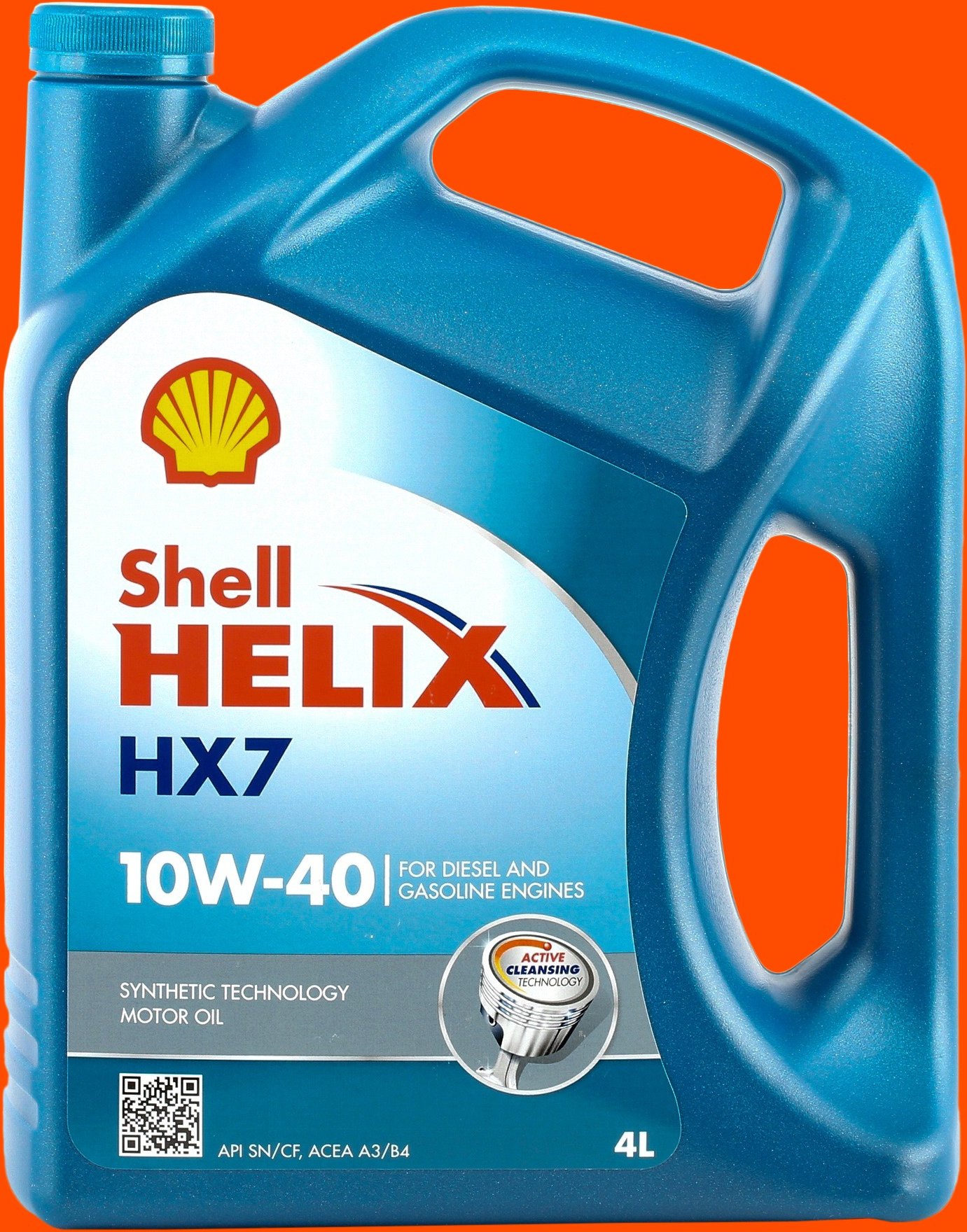 SHELL Motoröl 10W-40, Inhalt: 4l, Teilsynthetiköl 550046274