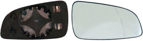 ALKAR Außenspiegelglas rechts 6432438 Spiegelglas,Spiegelglas, Außenspiegel OPEL,Astra H Schrägheck (A04),Astra H Carava...