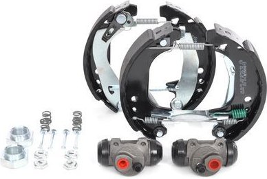 BOSCH Bremsensatz, Trommelbremse mit Radbremszylinder 0 204 114 063 PEUGEOT,205 II (20A/C),205 I Cabriolet (741B, 20D),...