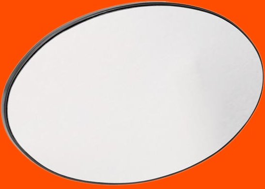 ALKAR Außenspiegelglas rechts 6403952 Spiegelglas,Spiegelglas, Außenspiegel MINI,Schrägheck (R50, R53),Cabrio (R52)