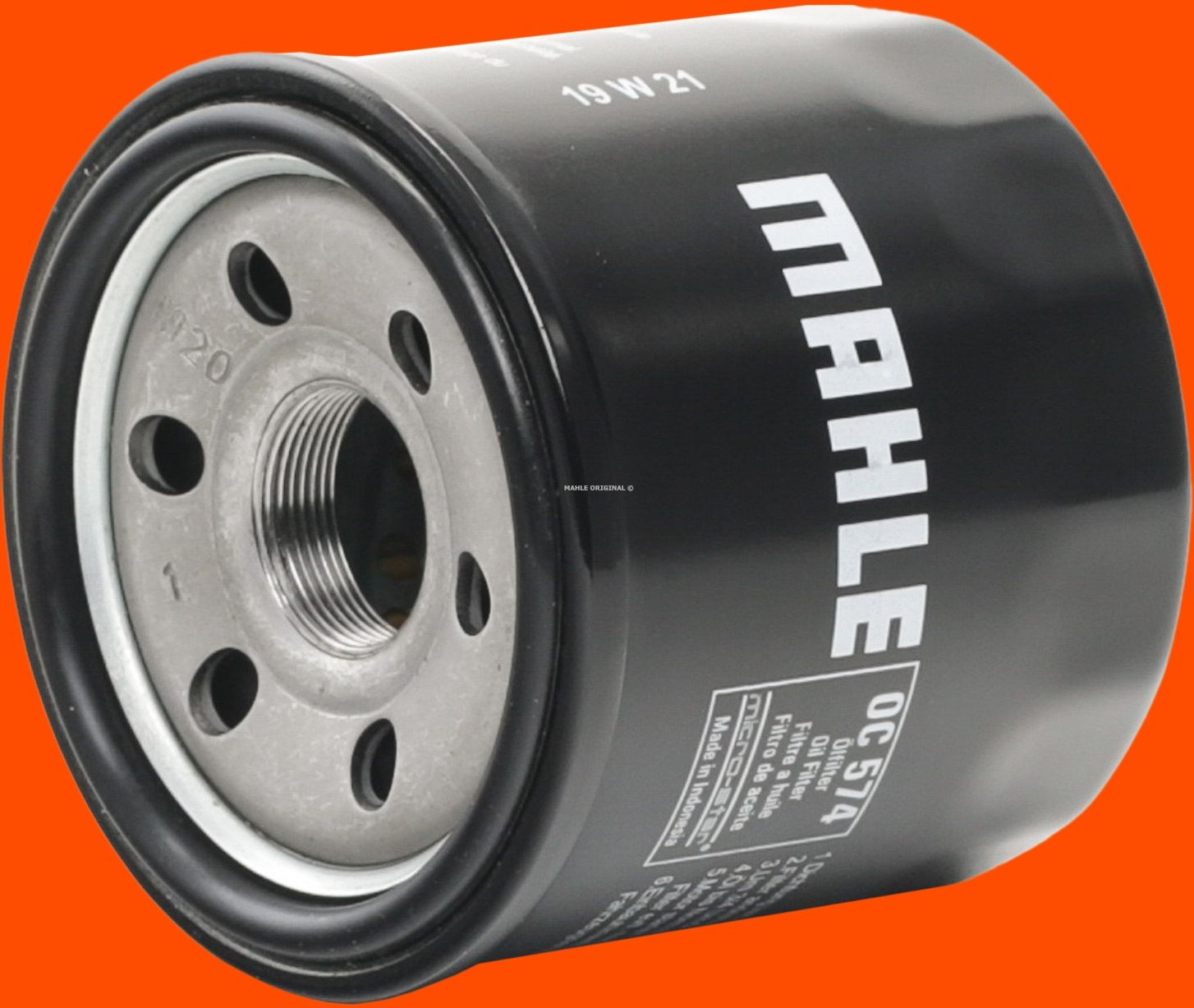 MAHLE ORIGINAL Ölfilter Anschraubfilter OC 574 Motorölfilter,Filter für Öl