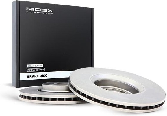 Thumbnail - RIDEX Bremsscheibe Vorderachse 82B0195 Bremsscheiben,Scheibenbremsen VOLVO,V70 II (285),XC90 I (275),S60 I (384)