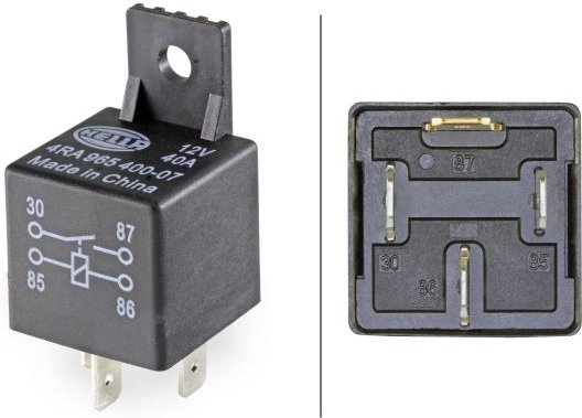 HELLA Relais, Arbeitsstrom 4RA 965 400-071 OPEL,VAUXHALL,MONZA A (22_),SENATOR A (29_),CARLTON Mk II Estate,CAVALIER St...