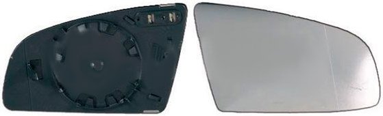 ALKAR Außenspiegelglas rechts 6402525 Spiegelglas,Spiegelglas, Außenspiegel AUDI,A4 Avant (8ED, B7),A4 Avant (8E5, B6),A...