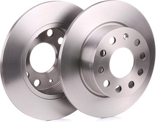 Thumbnail - RIDEX Bremsscheibe Hinterachse 82B0018 Bremsscheiben,Scheibenbremsen VW,AUDI,SKODA,Golf V Schrägheck (1K1),Golf VII Schr...
